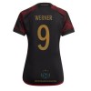 Maglia ufficiale Germania Timo Werner 9 Trasferta Mondiali 2022 per Donna